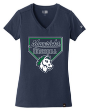 Load image into Gallery viewer, Supporters Women's V-Neck Shirt - Mavericks Baseball
