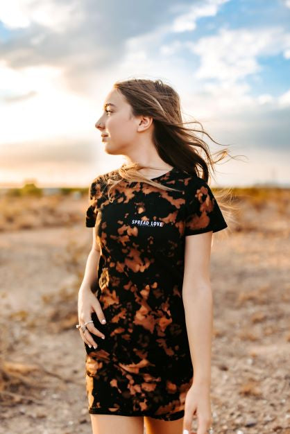 Women’s Bleach Dyed Dress