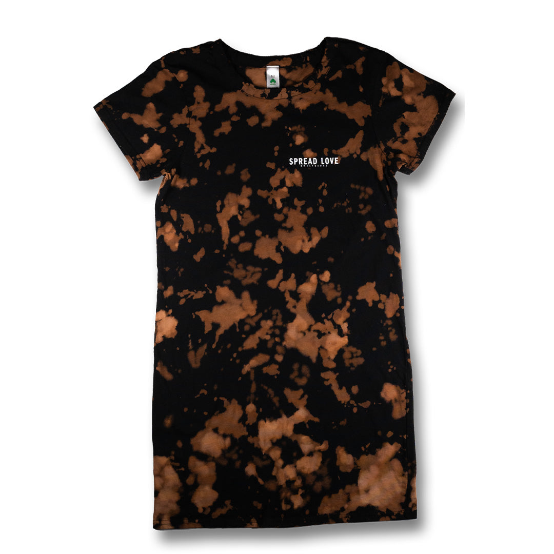Women's Bleach Dyed Dress – Sweetsauce Apparel